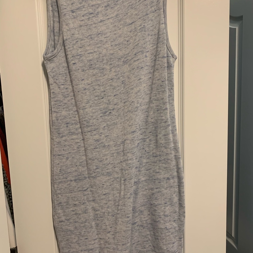 Lace up sweater dress